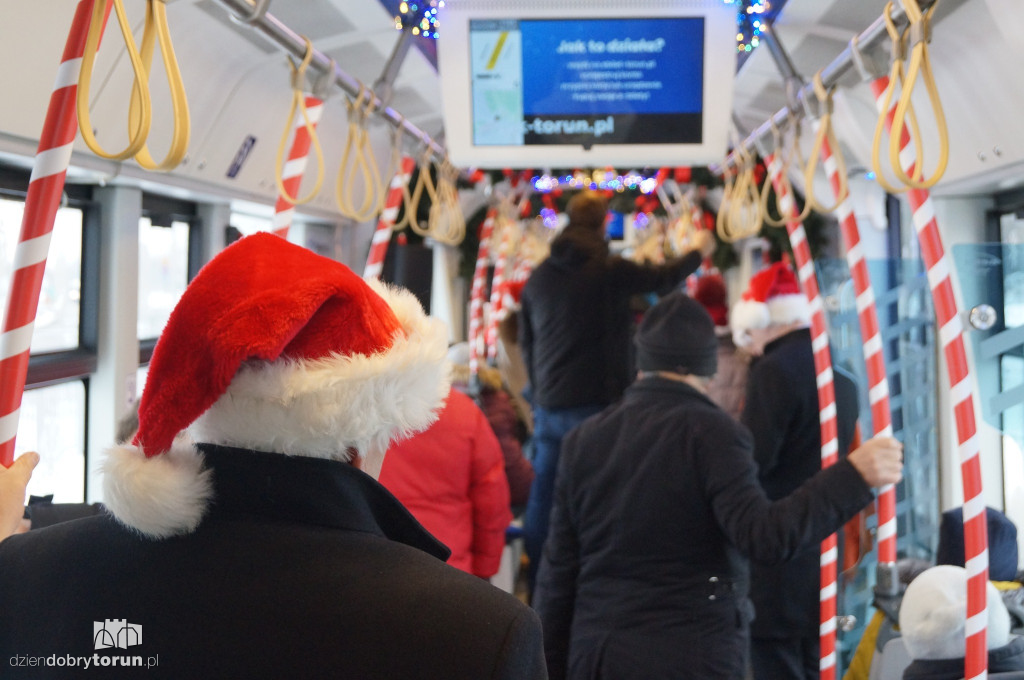 Świąteczny tramwaj wyruszył