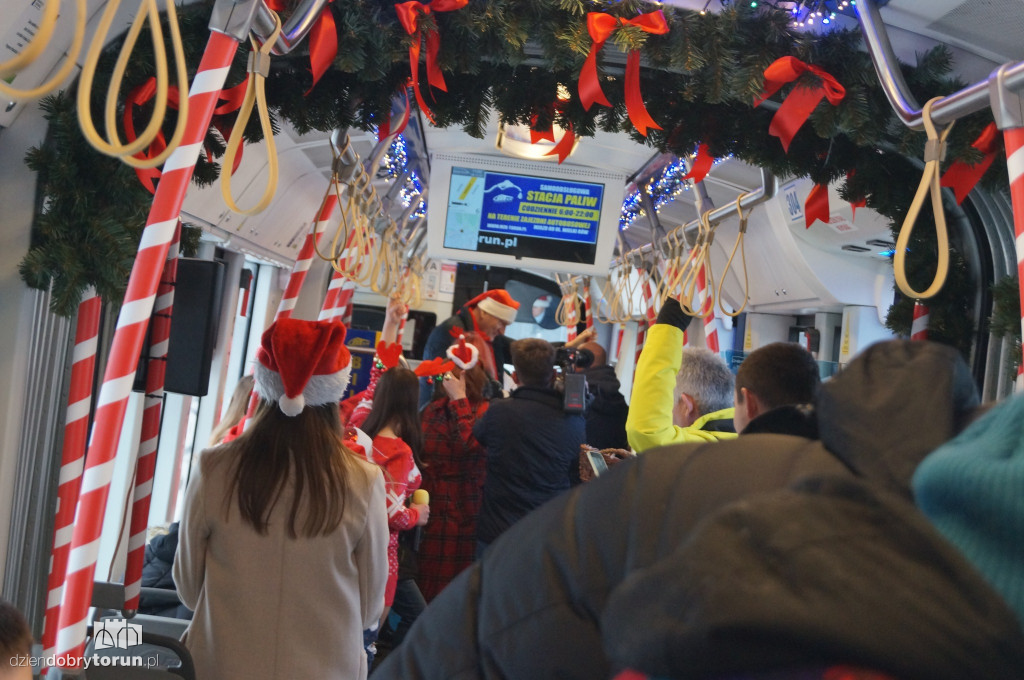 Świąteczny tramwaj wyruszył