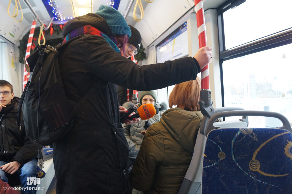 Świąteczny tramwaj wyruszył