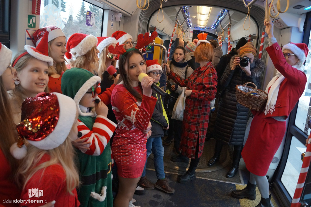 Świąteczny tramwaj wyruszył