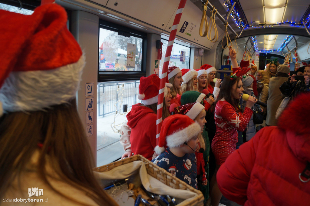 Świąteczny tramwaj wyruszył