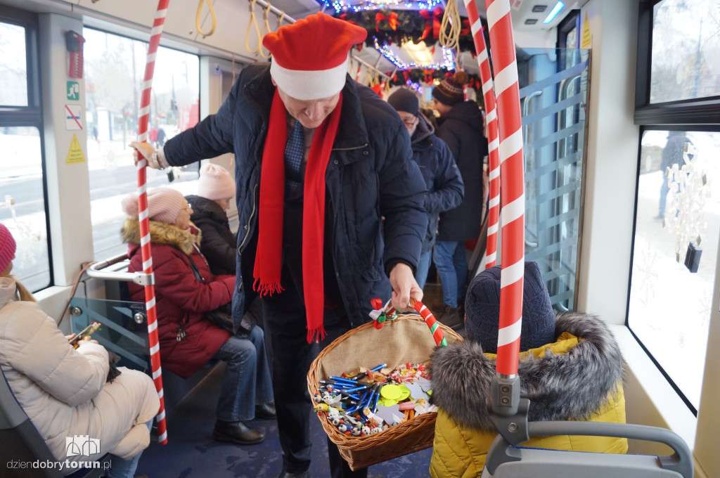 Świąteczny tramwaj wyruszył