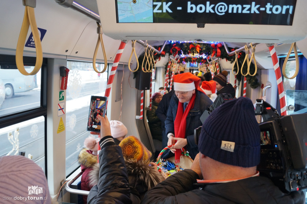 Świąteczny tramwaj wyruszył