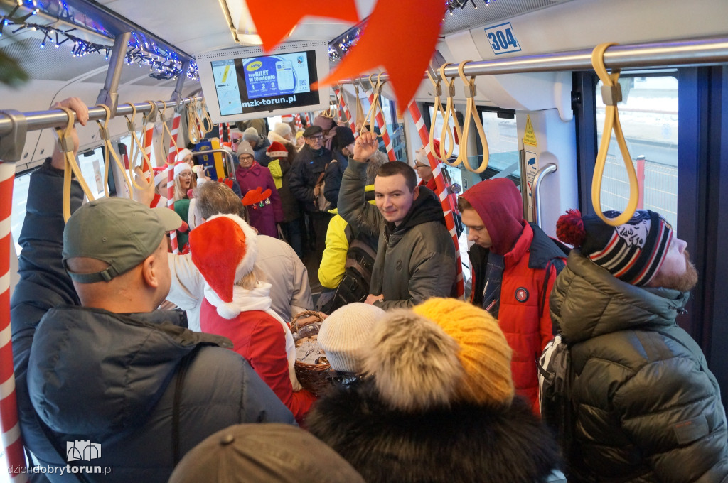 Świąteczny tramwaj wyruszył