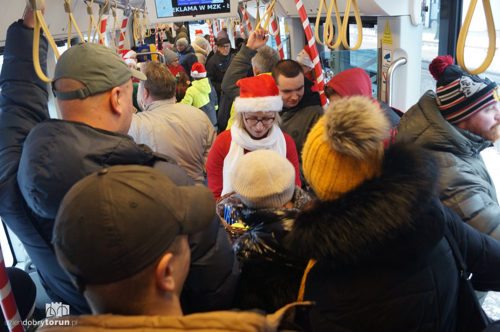 Świąteczny tramwaj wyruszył