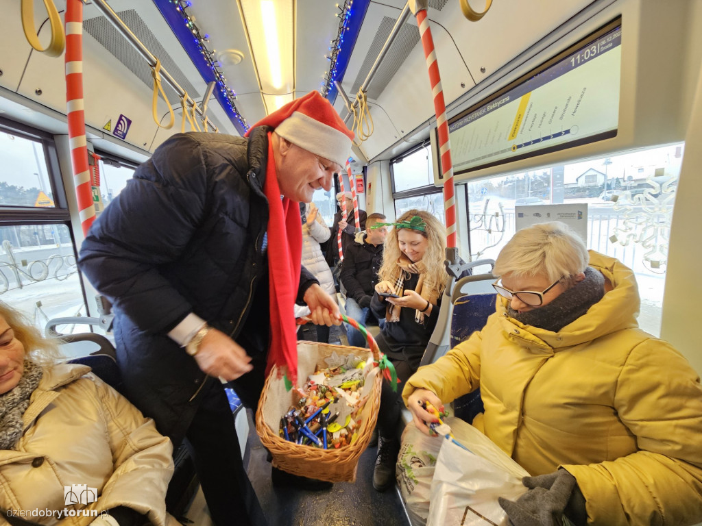 Świąteczny tramwaj wyruszył