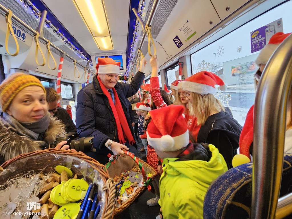 Świąteczny tramwaj wyruszył