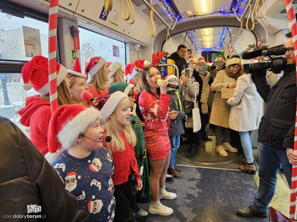 Świąteczny tramwaj wyruszył