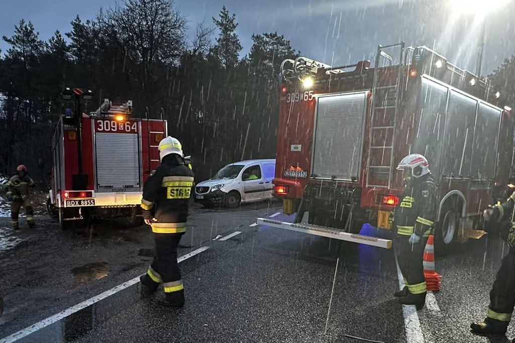 Śmiertelny wypadek na DK10 pod Toruniem