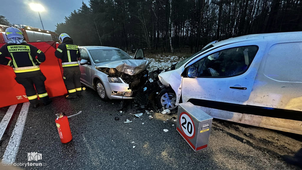 Śmiertelny wypadek na DK10 pod Toruniem