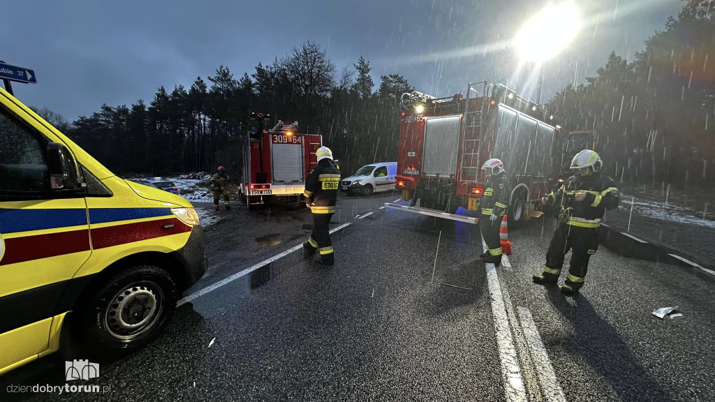 Śmiertelny wypadek na DK10 pod Toruniem