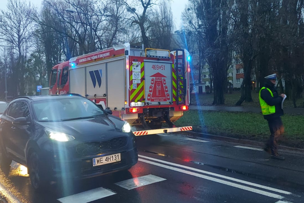 Potrącenie pieszej w Gniewkowie