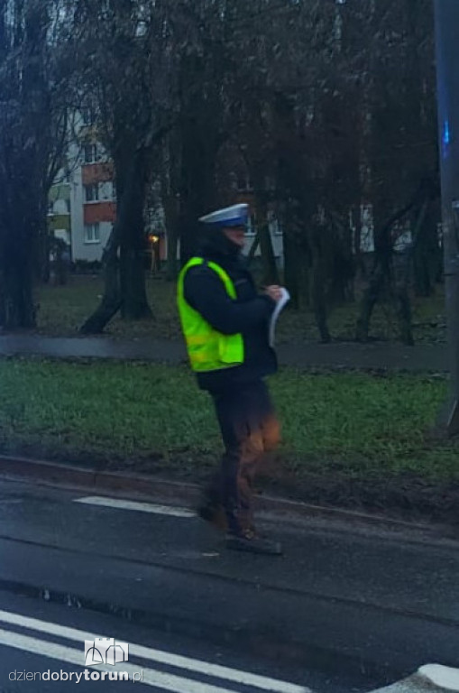 Potrącenie pieszej w Gniewkowie