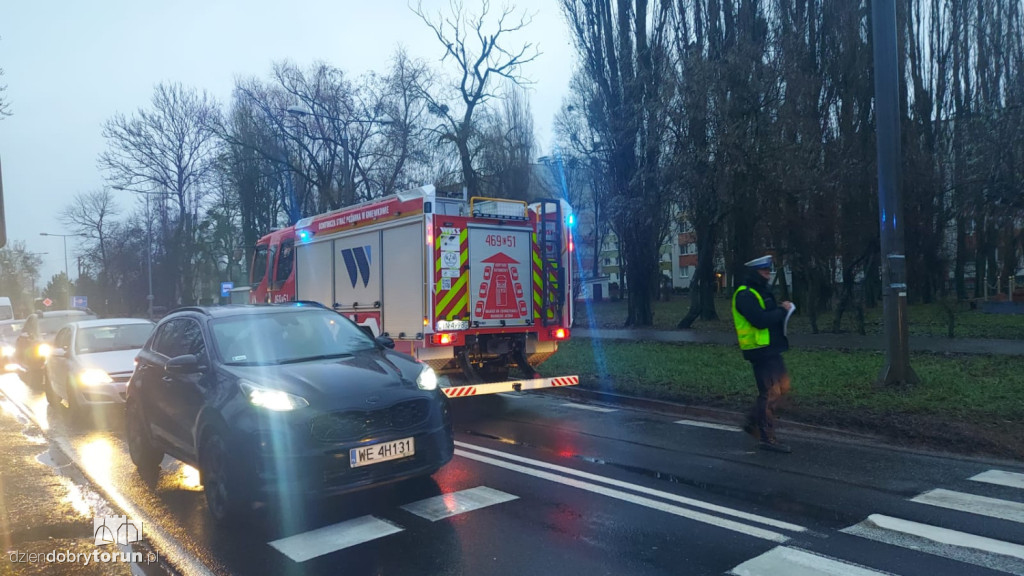 Potrącenie pieszej w Gniewkowie