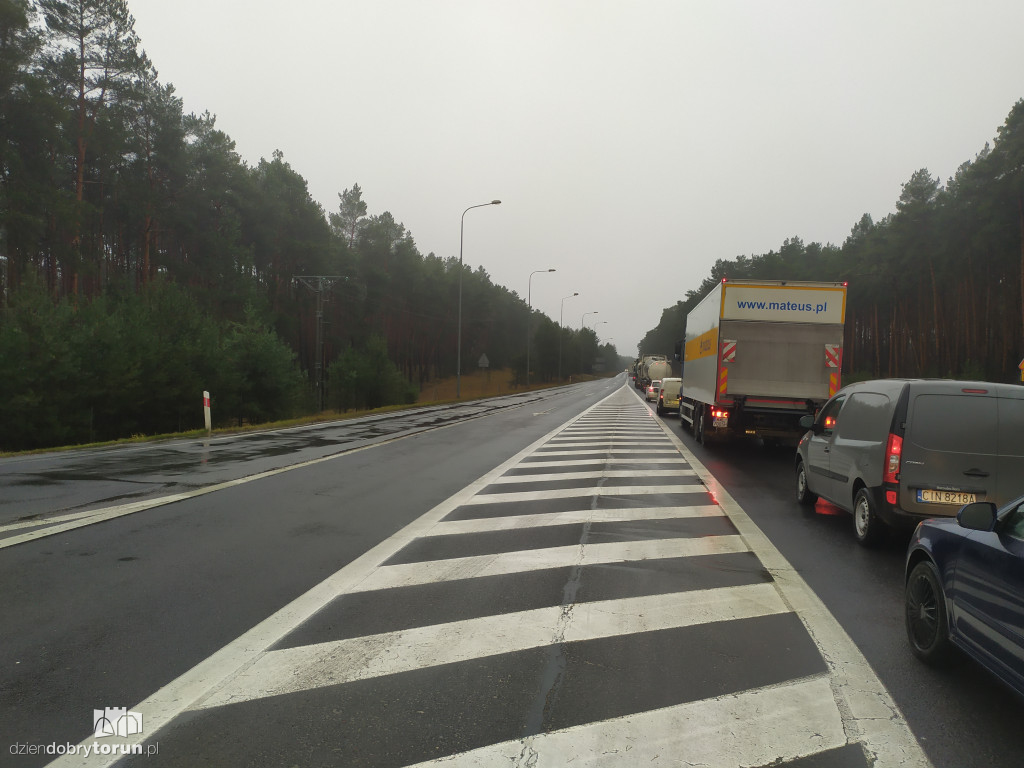 Wypadek między Toruniem a Inowrocławiem