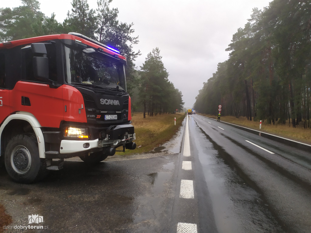 Wypadek między Toruniem a Inowrocławiem