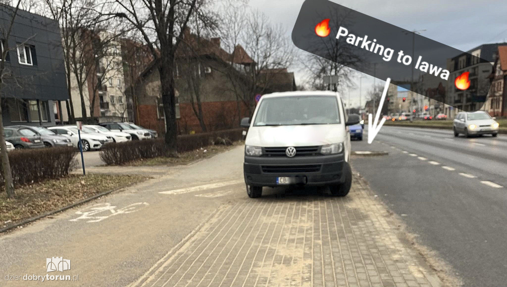 Tak parkuje się w Toruniu