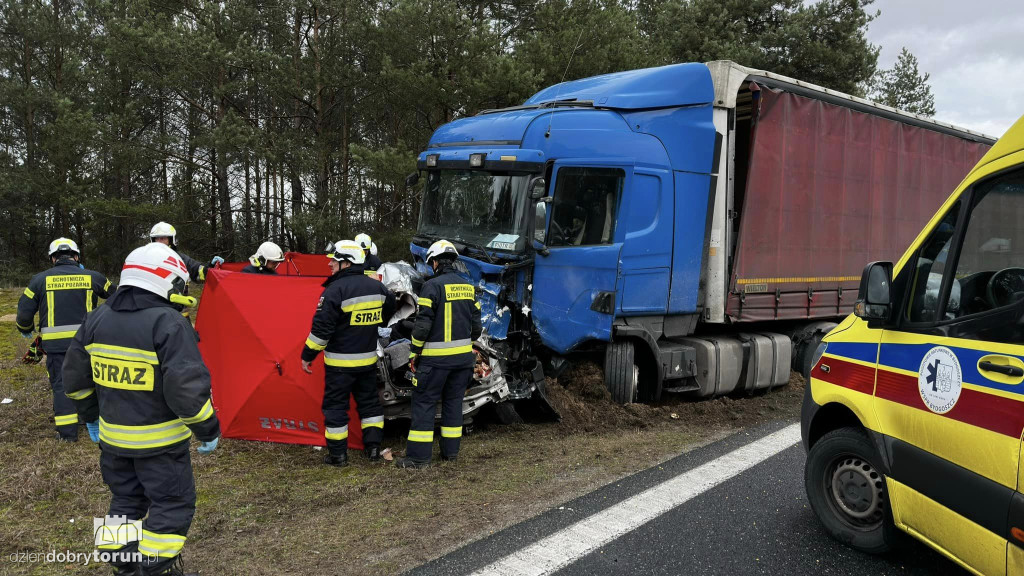 Śmiertelny wypadek na trasie do Bydgoszczy