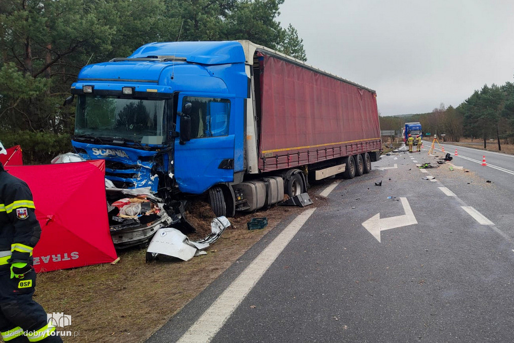 Śmiertelny wypadek na trasie do Bydgoszczy