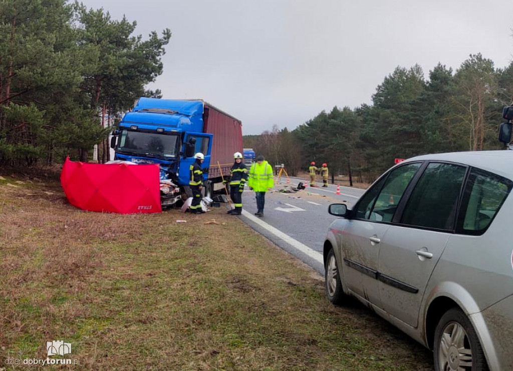 Śmiertelny wypadek na trasie do Bydgoszczy