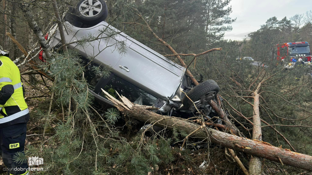 Wypadek niedaleko Solca Kujawskiego