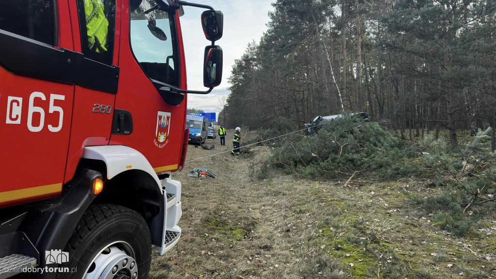 Wypadek niedaleko Solca Kujawskiego