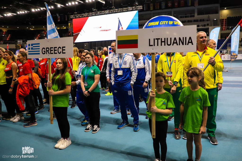 Otwarcie 14. Halowych Mistrzostw Europy w Lekkiej Atletyce Masters