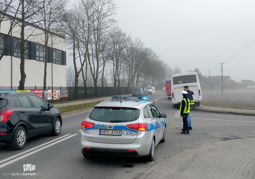 Wypadek na drodze wojewódzkiej w regionie