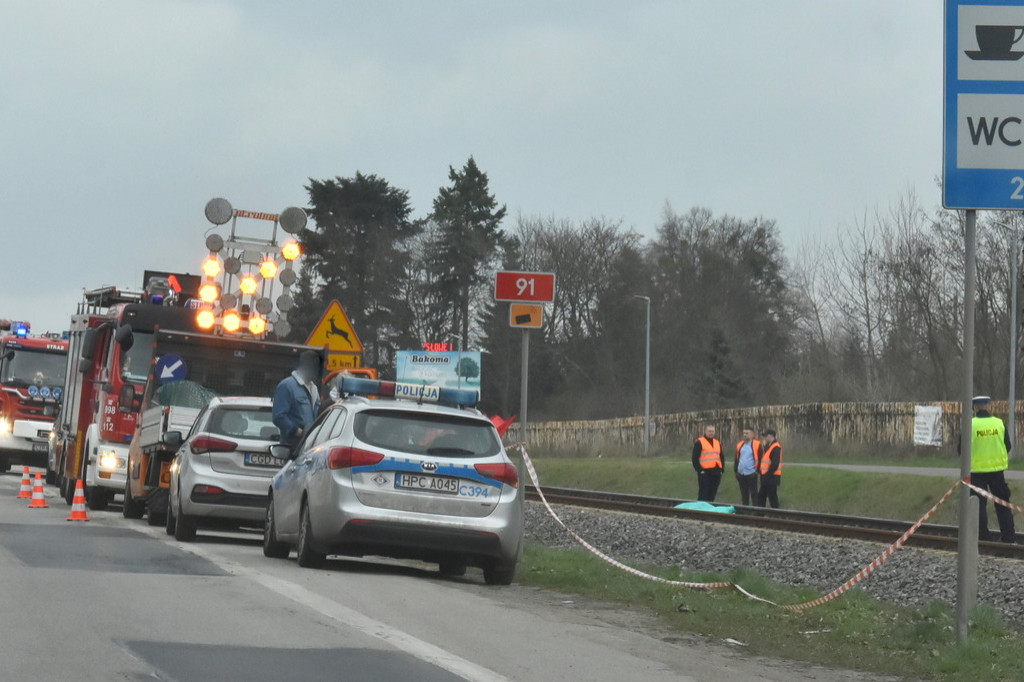 Śmiertelny wypadek w Łysomicach