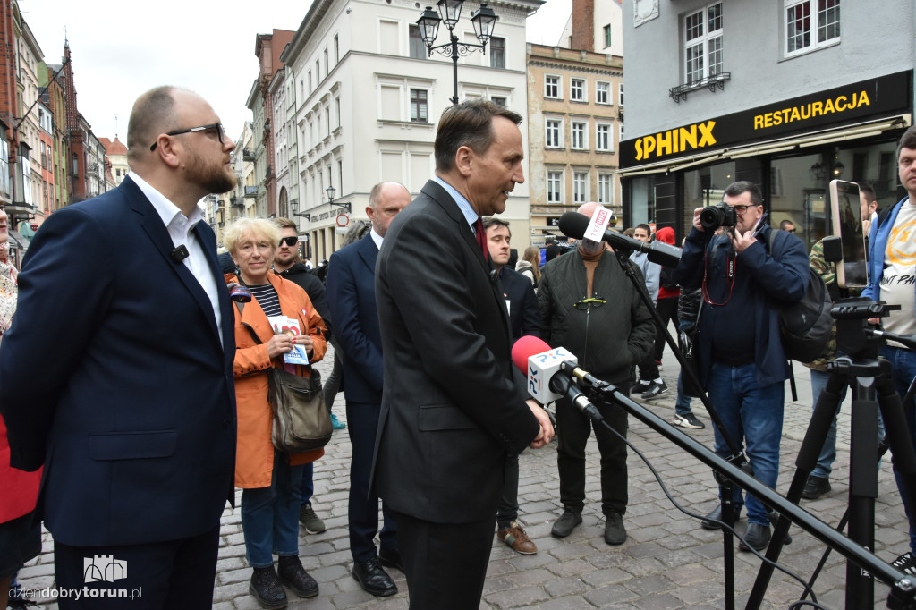 Minister Spraw Zagranicznych w Toruniu