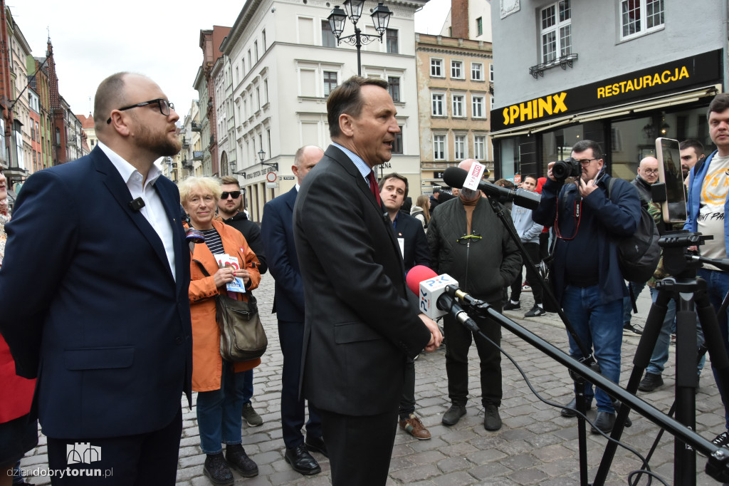 Minister Spraw Zagranicznych w Toruniu