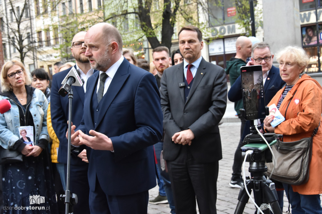 Minister Spraw Zagranicznych w Toruniu