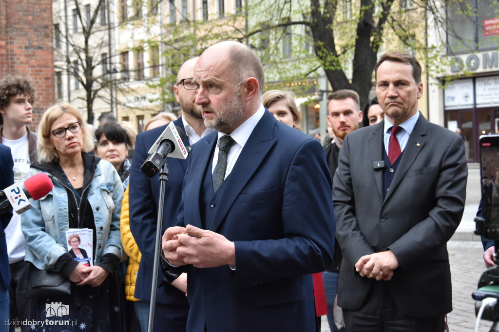 Minister Spraw Zagranicznych w Toruniu