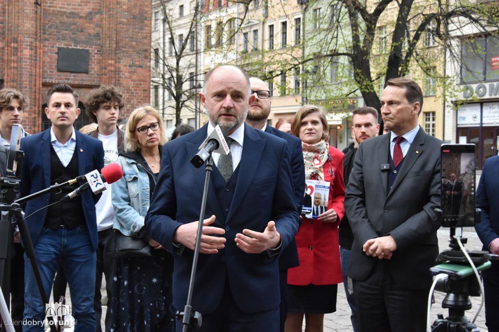 Minister Spraw Zagranicznych w Toruniu