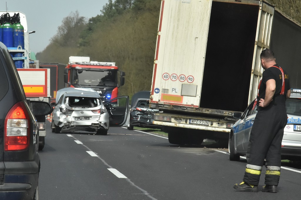 Wypadek na 'drodze śmierci' pod Toruniem