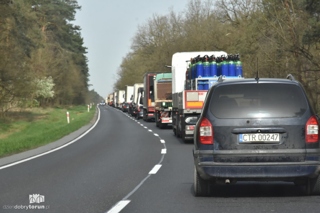 Wypadek na 'drodze śmierci' pod Toruniem