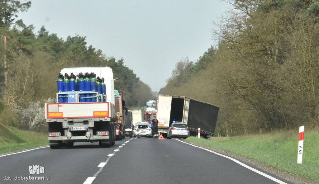 Wypadek na 'drodze śmierci' pod Toruniem