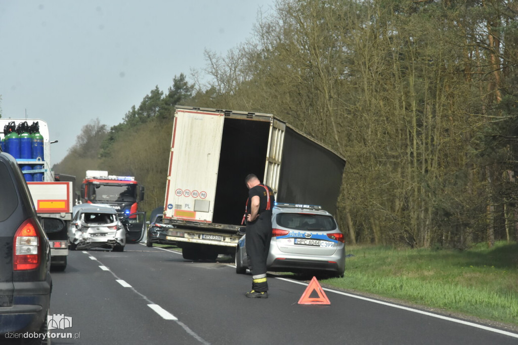 Wypadek na 'drodze śmierci' pod Toruniem