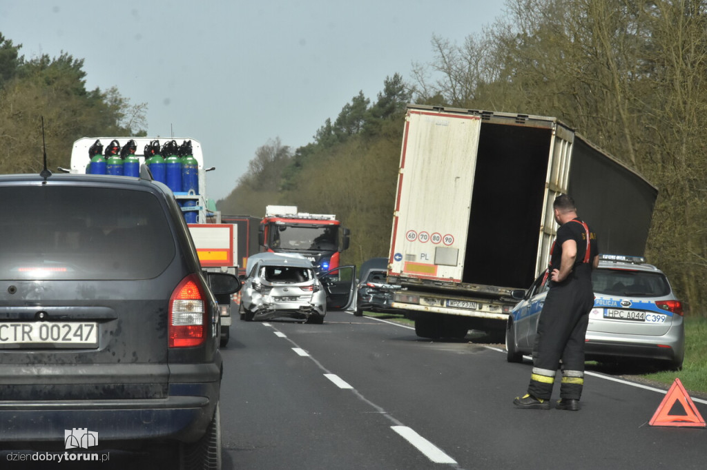 Wypadek na 'drodze śmierci' pod Toruniem