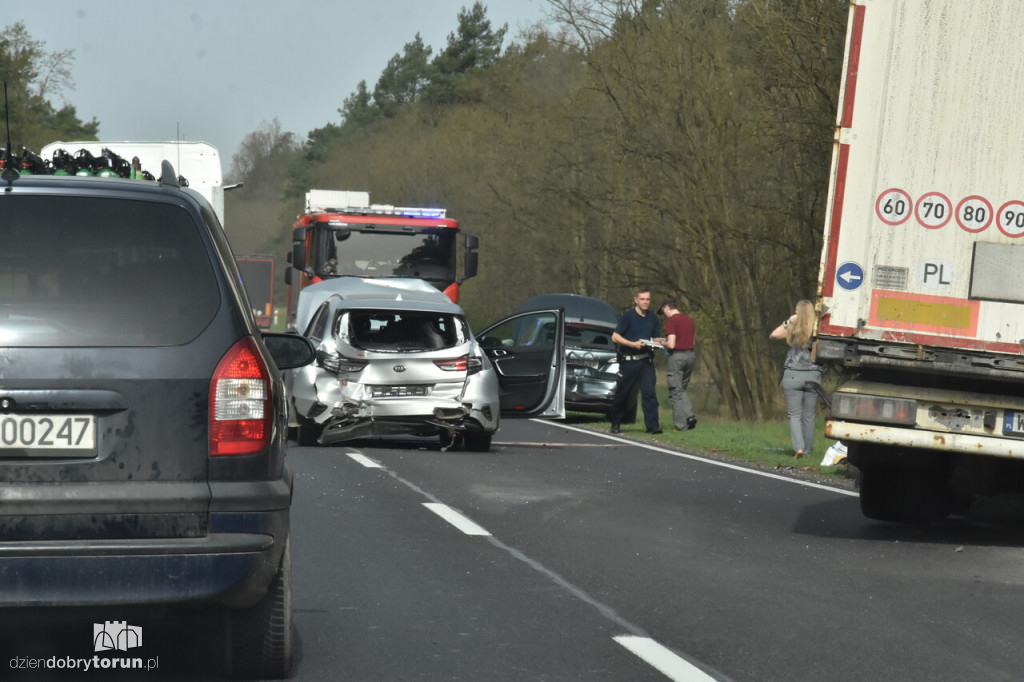 Wypadek na 'drodze śmierci' pod Toruniem