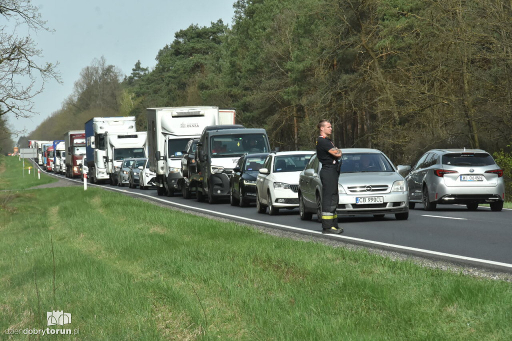 Wypadek na 'drodze śmierci' pod Toruniem