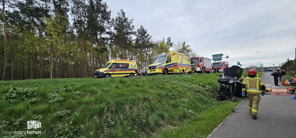 Przerażający wypadek pod Grudziądzem