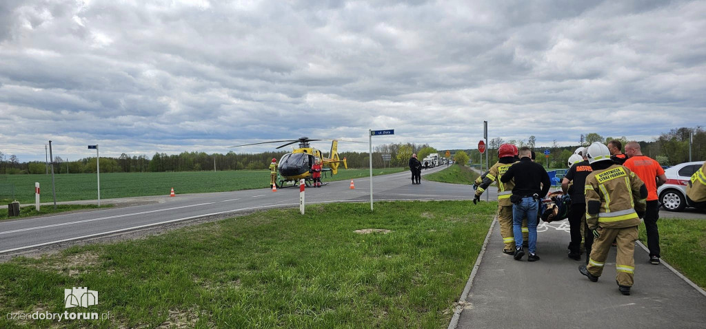 Przerażający wypadek pod Grudziądzem