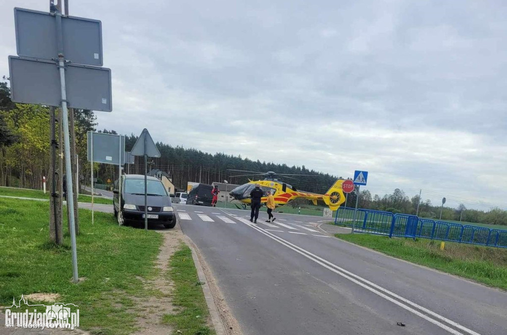 Przerażający wypadek pod Grudziądzem