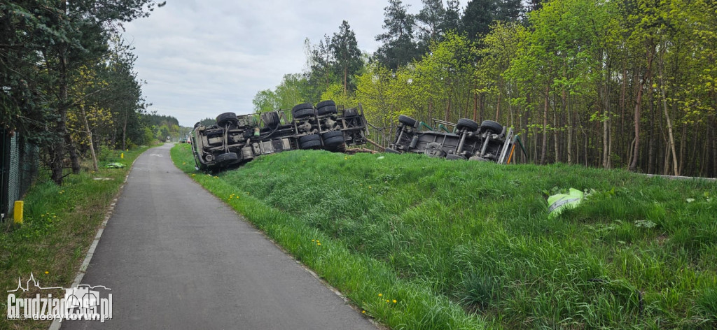 Przerażający wypadek pod Grudziądzem