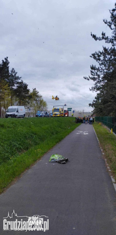 Przerażający wypadek pod Grudziądzem