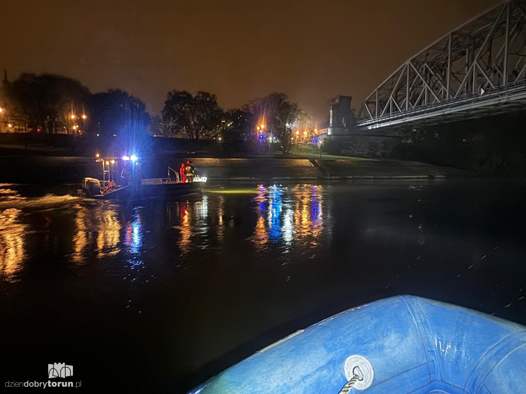 Skoczył z Mostu Kolejowego