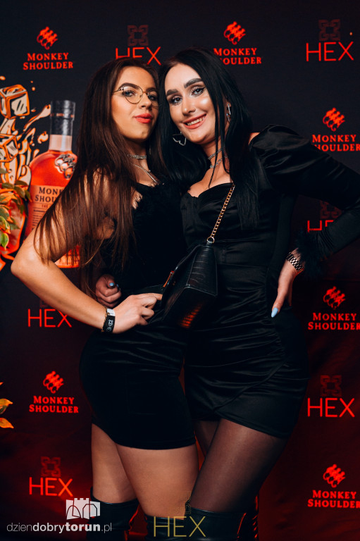 Sobotnia impreza w klubie Hex w Toruniu