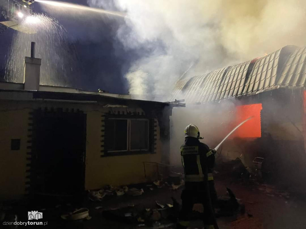 Pożar stadniny pod Solcem Kujawskim