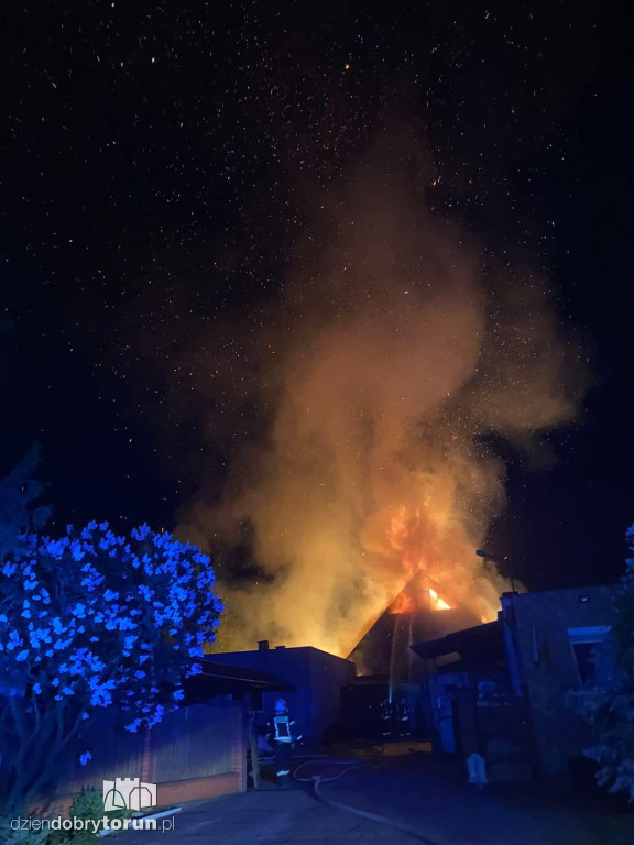 Pożar stadniny pod Solcem Kujawskim